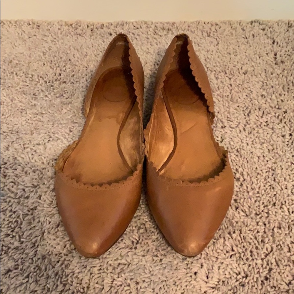 Jack Rogers brown flats size 8- no box